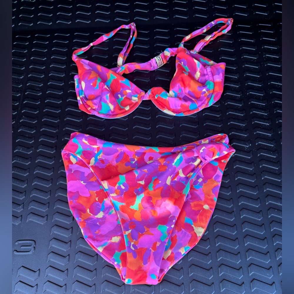 Skatie swim suit in açaí (sizing in description)